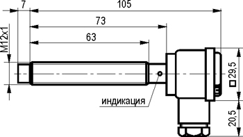 Габариты ISN ET24A-12G-4-L